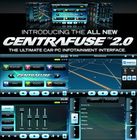 CentraFuse CarPC Software