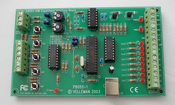 Velleman K8055 USB Experiment Interface Board